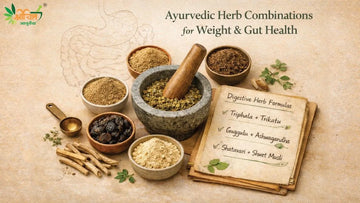 Ayurvedic herb combinations and dosage guide for weight management and gut health