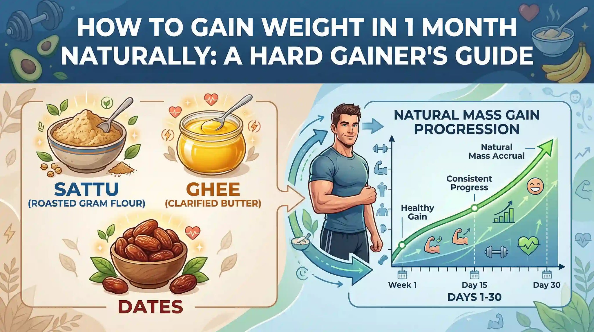 How to Gain Weight in 1 Month [Daily Action Plan]