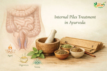 Internal piles treatment in Ayurveda focusing on digestion balance and natural healing