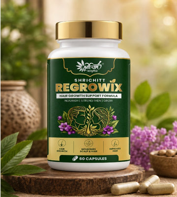 Shrichitt Regrowix | Ayurvedic Hair Growth, Density & Strength Support