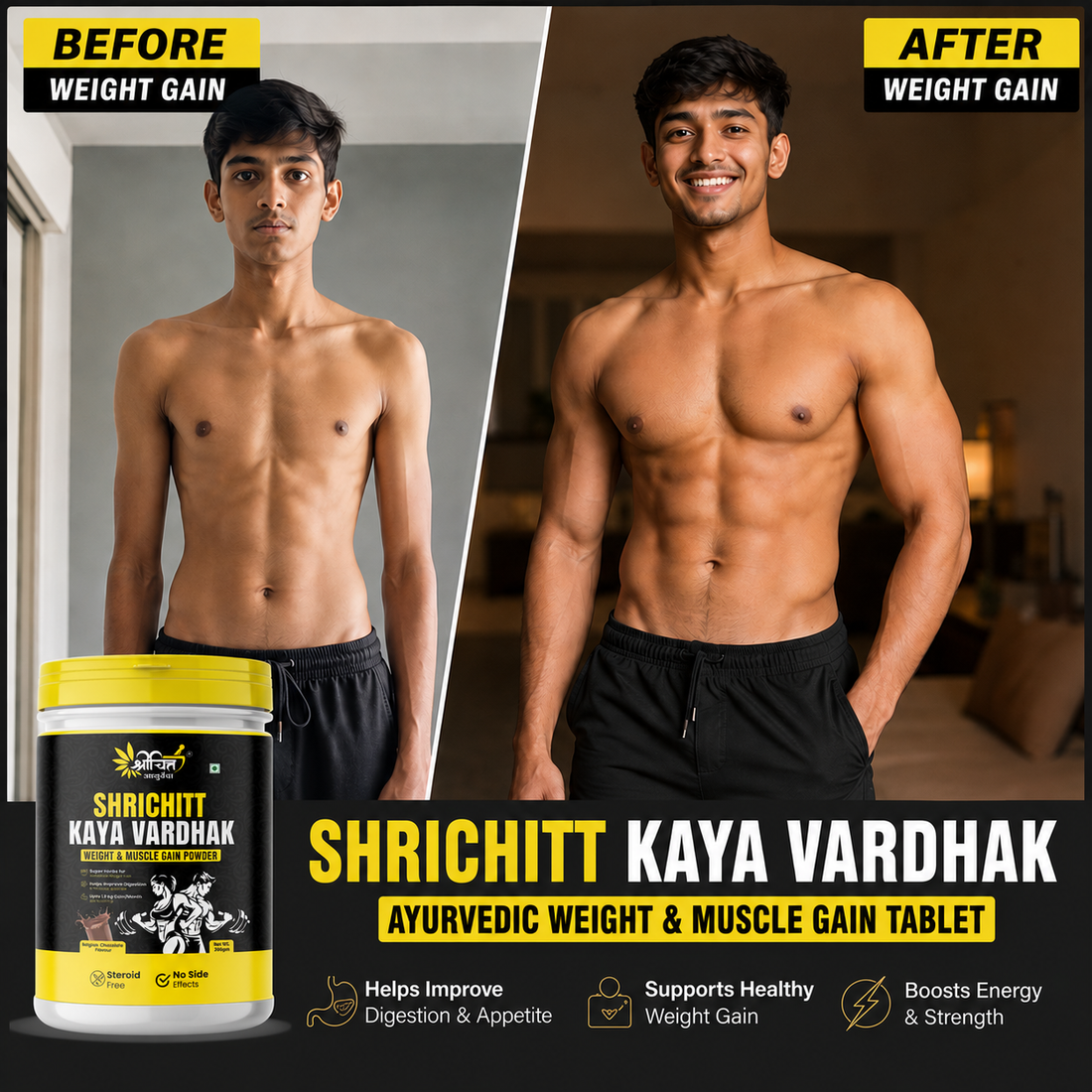 Shrichitt Kaya Vardhak | Ayurvedic Weight Gain Powder